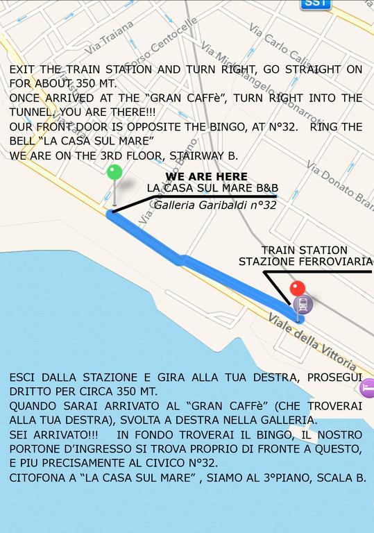 Bed and Breakfast La Casa Sul Mare Civitavecchia Zewnętrze zdjęcie