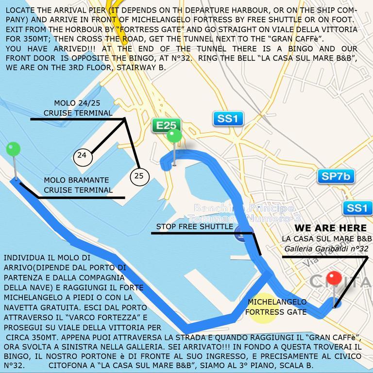 Bed and Breakfast La Casa Sul Mare Civitavecchia Zewnętrze zdjęcie